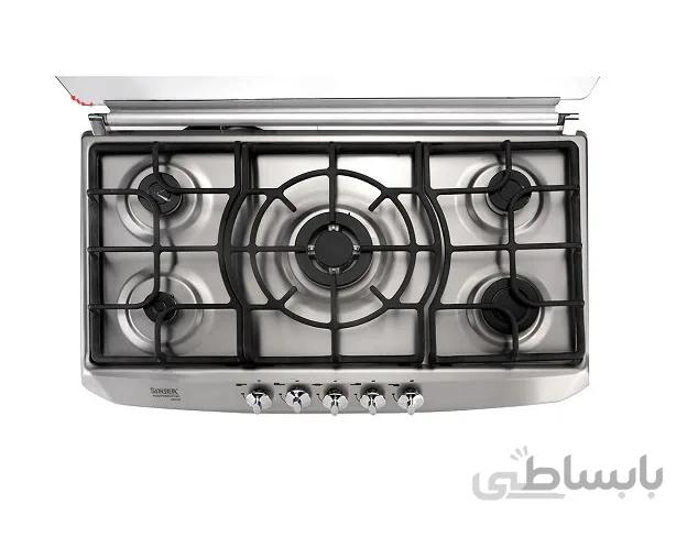 اجاق گاز رومیزی استیل سینجر ۵شعله مدل SDS-500-W