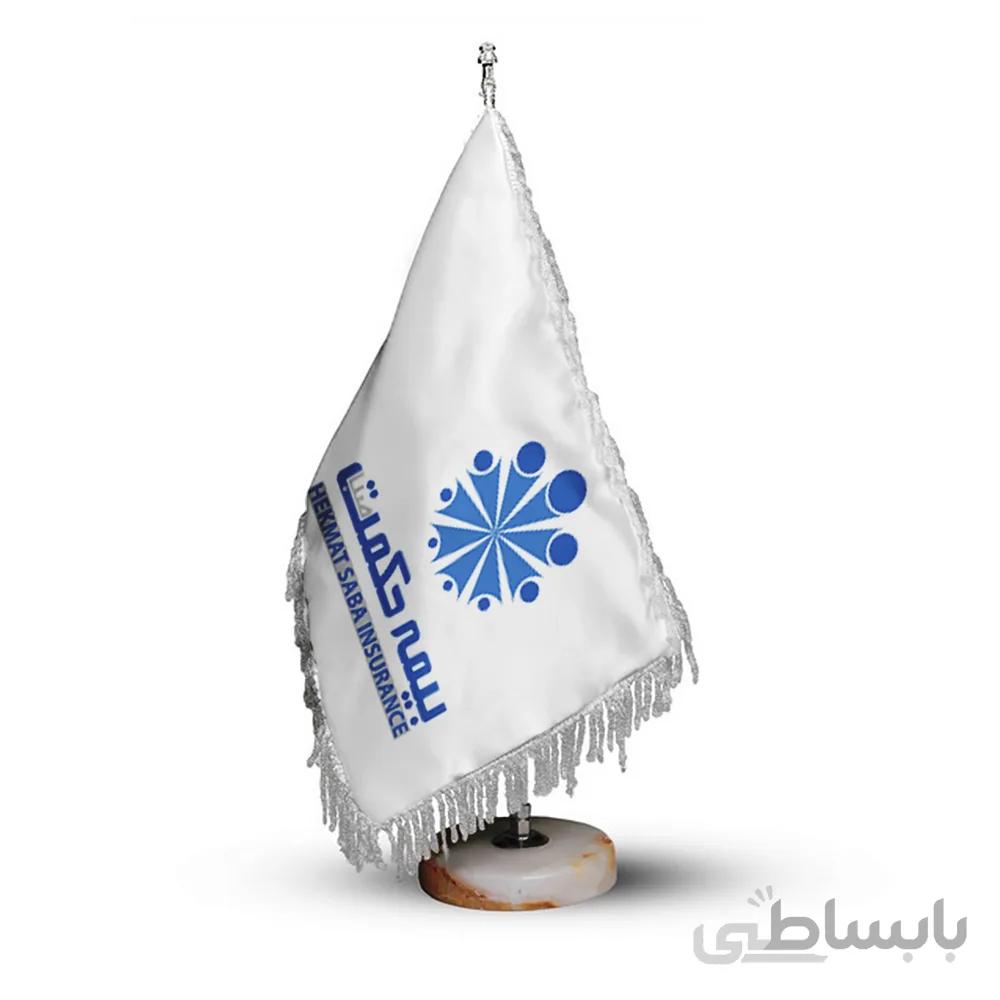 پرچم تشریفات و رومیزی بیمه حکمت کد PR170