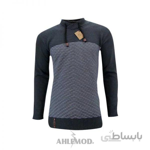 پلیور مردانه یقه بنددار مدل 5339