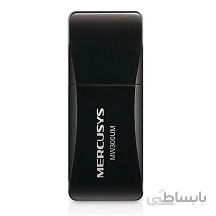 USB ADAPTER MERCUSYS WIRELESS N300 MW300UM ا کارت شبکه USB مرکوسیس MW300UM