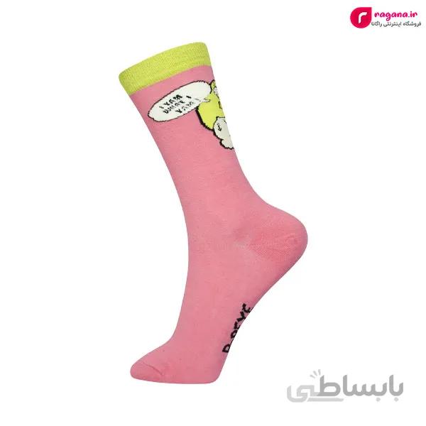 جوراب زنانه ساق بلند MOXIAO طرح ملوان زبل کد R215260