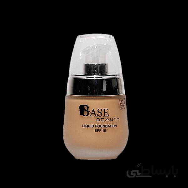 کرم پودر پمپی بیس بیوتی شماره F16 حجم 38 میلی لیتر ا BASE Foundatin SPF 15 No F16