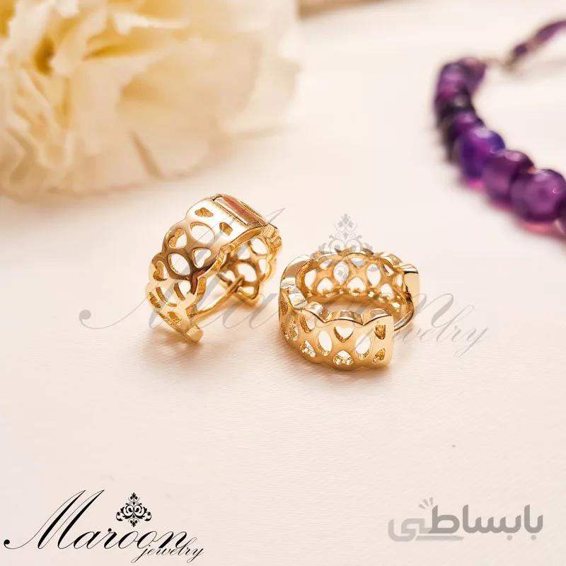 گوشواره اسلیمی حلقه ای مارون CG104
