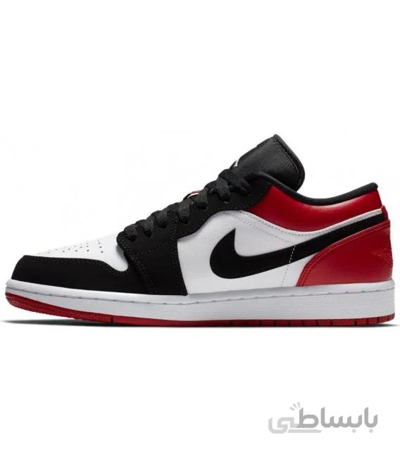کتانی رانینگ نایک ایر جردن Air Jordan 1 Low Black Toe