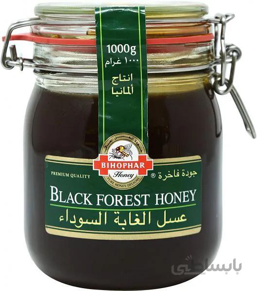 عسل سیاه جنگل 1 کیلویی آلمان bihophar ا bihophar