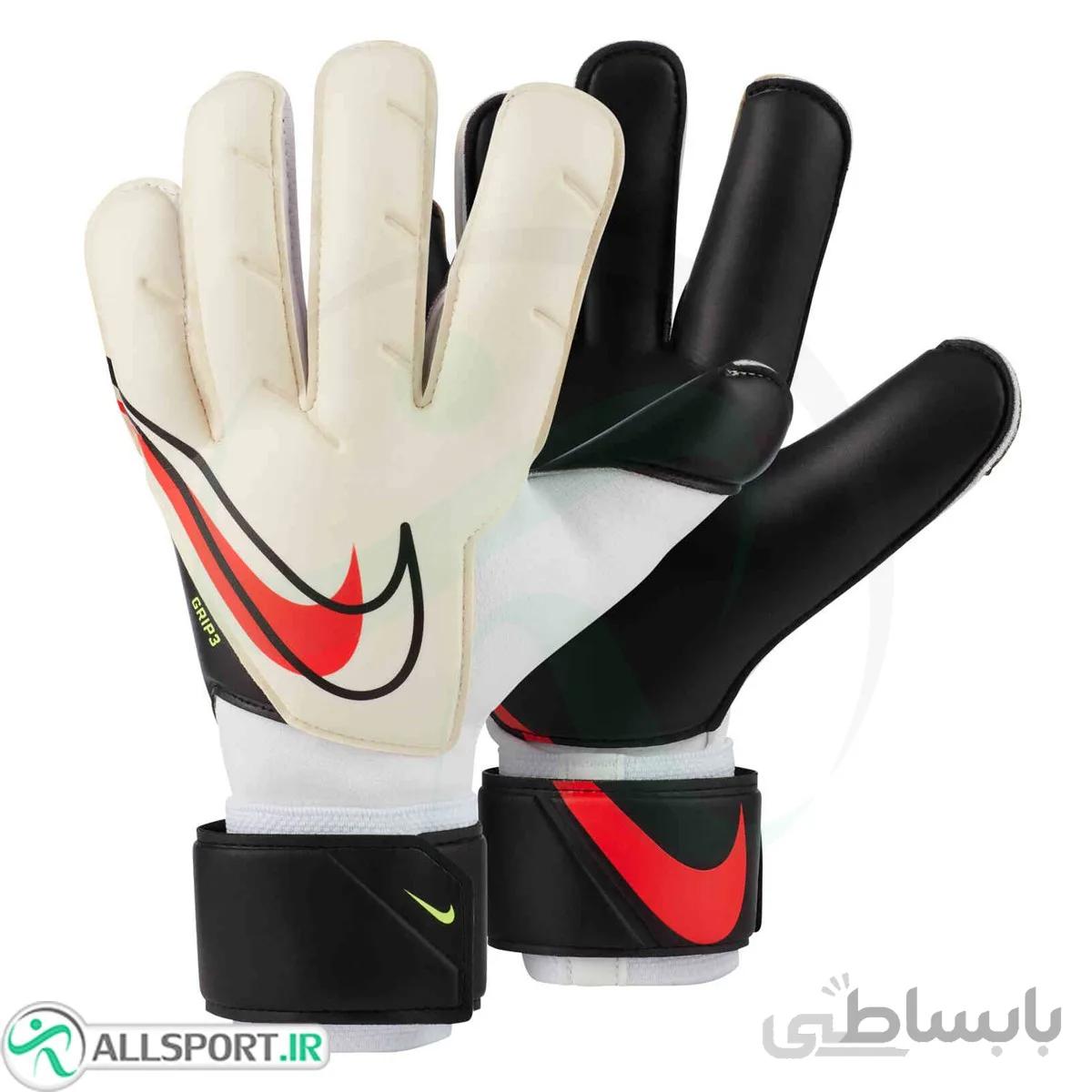 دستکش دروازه بانی نایک Nike Goalkeeper Gloves Grip 3 Motivation CN5651-101