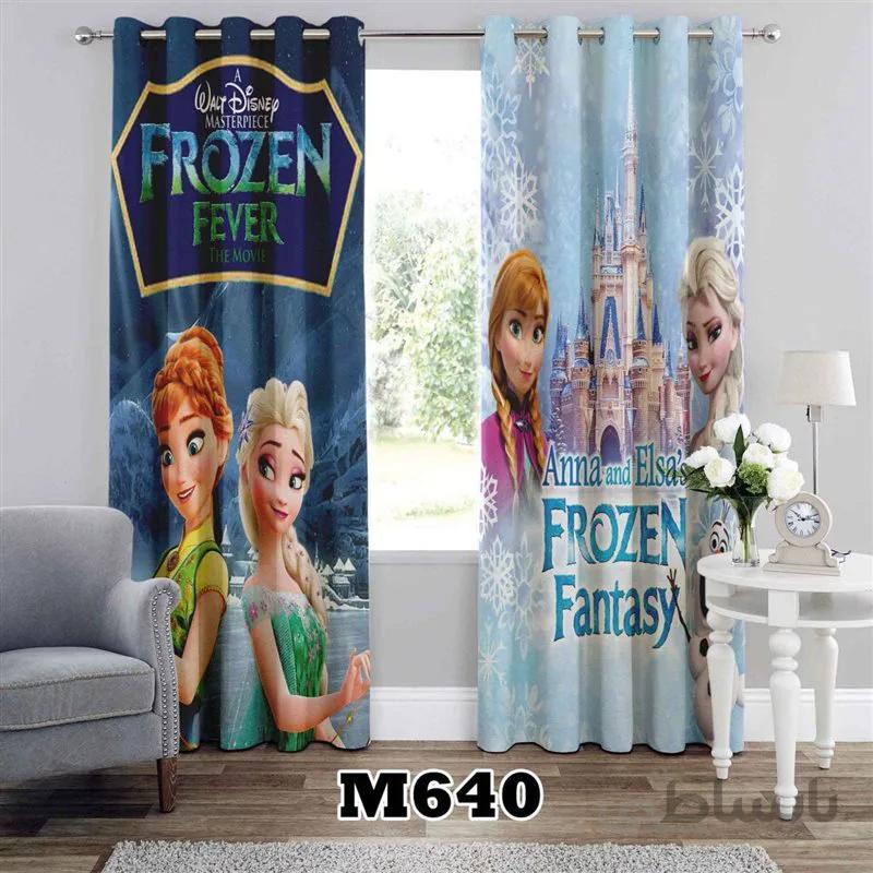 پرده پانچی کد 3d-M-640 طرح انیمیشن فروزن