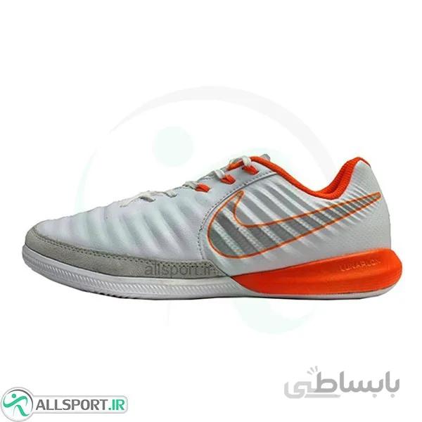 کفش فوتسال نایک تمپو طرح اصلی طوسی Nike Tiempo