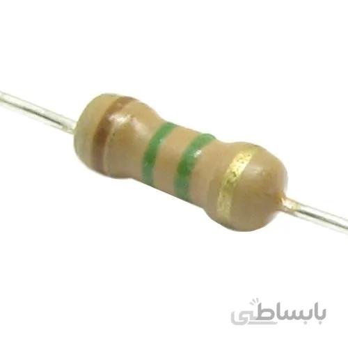 مقاومت 1.5 مگا اهم 1/4 وات 5 درصد | 1.5M