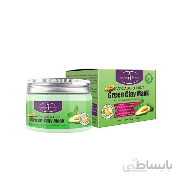 ماسک گچی آواکادو نعناع ایچون بیوتی