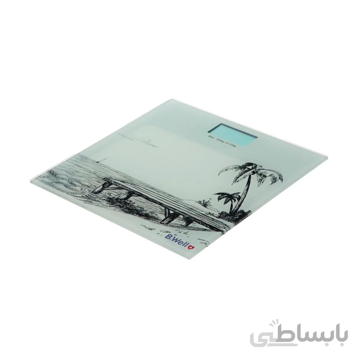 ترازوی شخصی دیجیتال WK-165 white بی ول سوئیس ا B.Well Accurate Body Weight