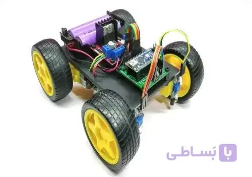 آموزش پروژه ربات مسیریاب ساده با درایور موتور L298
