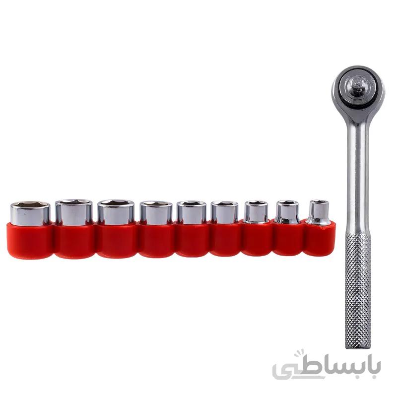 مجموعه ۱۱ عددی آچار بکس المپیا مدل دکتر سوکت کد DR14