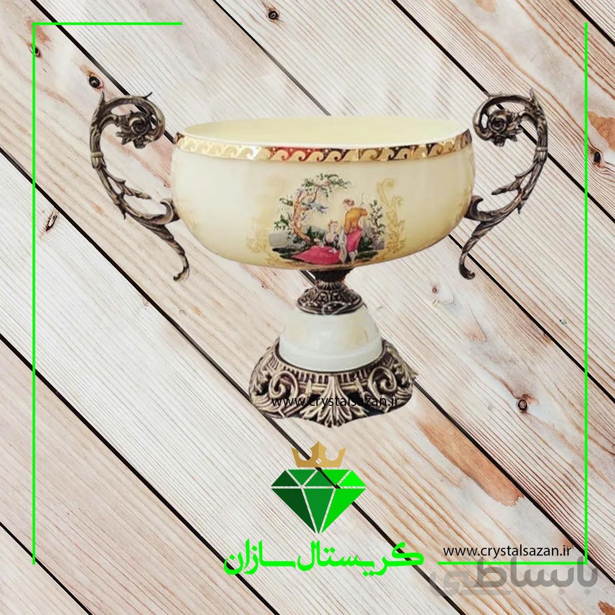 کشکول کریستال کد M1308 کریستال سازان