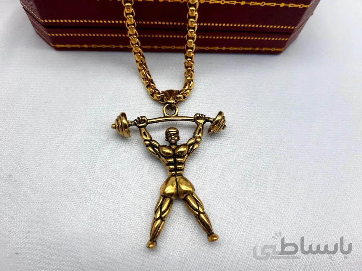 گردنبند هالتر و وزنه بردار بدنسازی