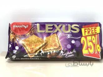 بسکویت کراکر لکسوس با کرم شکلات 800525 LEXUS