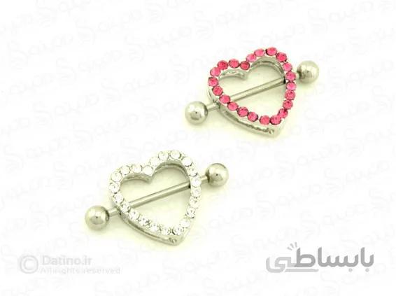 پیرسینگ نیپل قلب ماندارا benli-p-11
