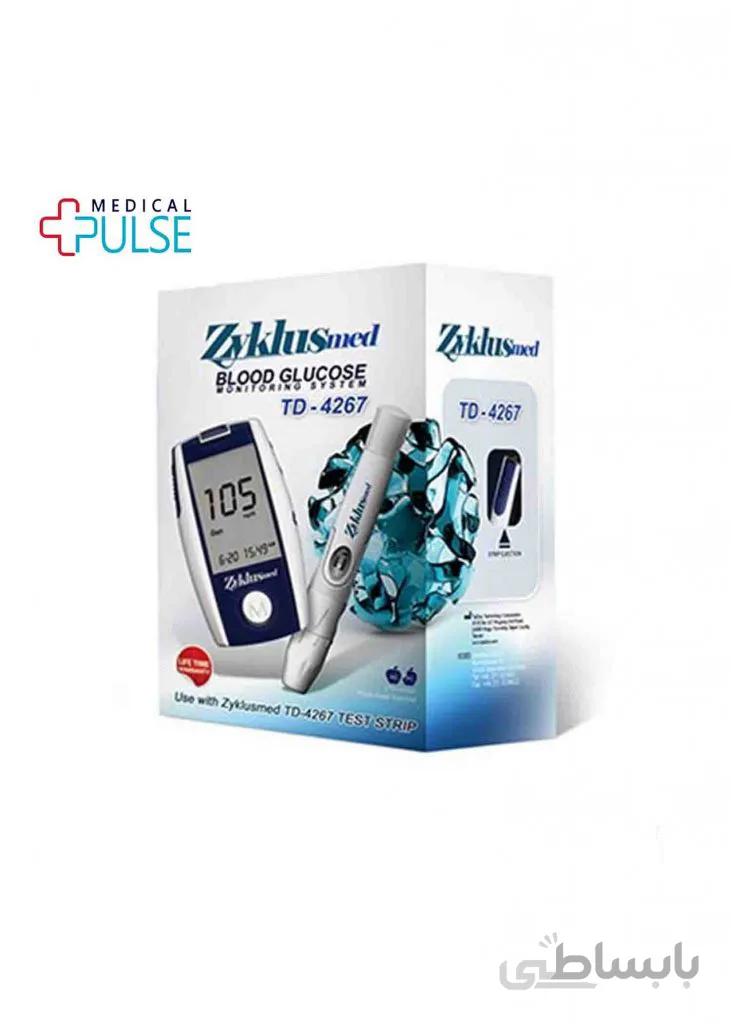 دستگاه تست قندخون زیکلاس مد TD4267 ا Zyklusmed TD-4267 Blood Suger Meter