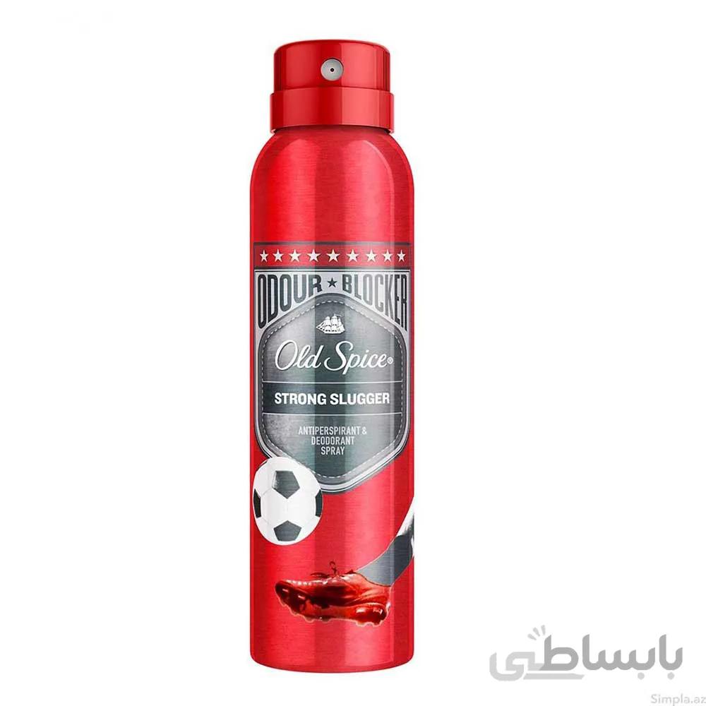 اسپری دئودورانت بدن old spice مدل STRONG SLUGGER ا spray deodorant body old spice model strong slugger 150ml