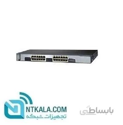 سوئیچ شبکه سیسکو 24 پورت WS-C3750G-24T-S
