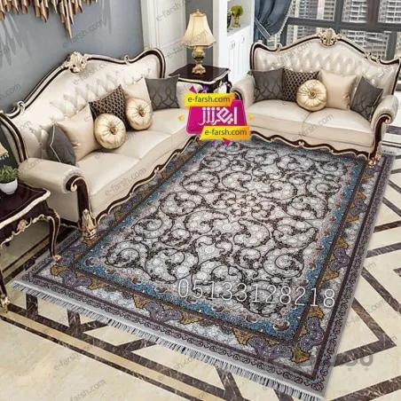 فرش ماشینی آرا مشهد طرح 60019 الماسی