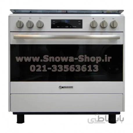 اجاق گاز اسنوا سری آدرینا تمام لعاب سفید اسنوا Snowa Adrina SGC5-312