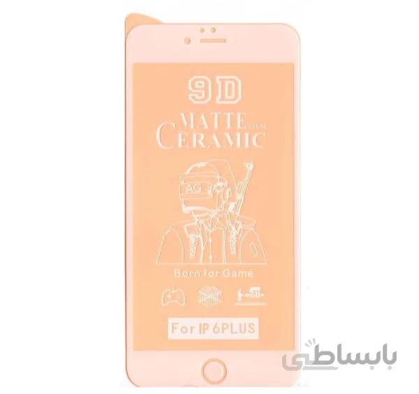 گلس سرامیکس IPHONE 6 PLUS سفید