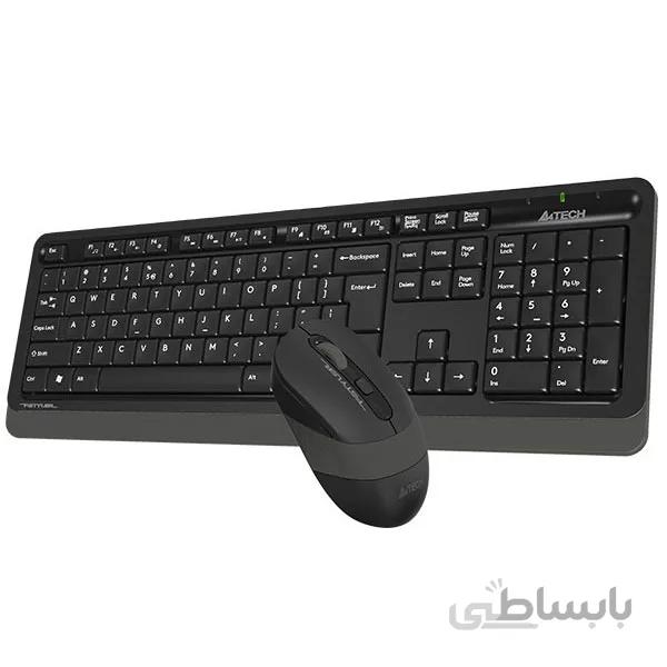 کیبورد و ماوس بی سیم ایفورتک FG1010 مشکی ا کیبوردوماوس ایفورتک وایرلس FG1010 مشکی
