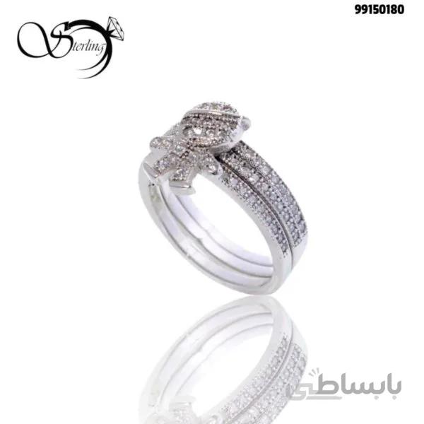 انگشتر نقره زنانه کد:۱۹۲۴