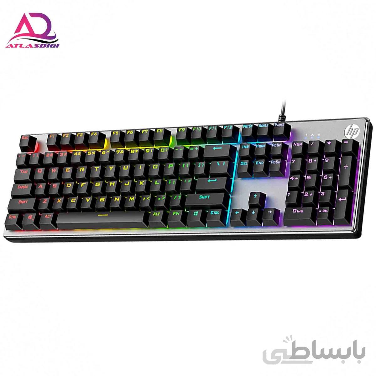 کیبورد مکانیکال گیمینگ اچ پی مدل K500