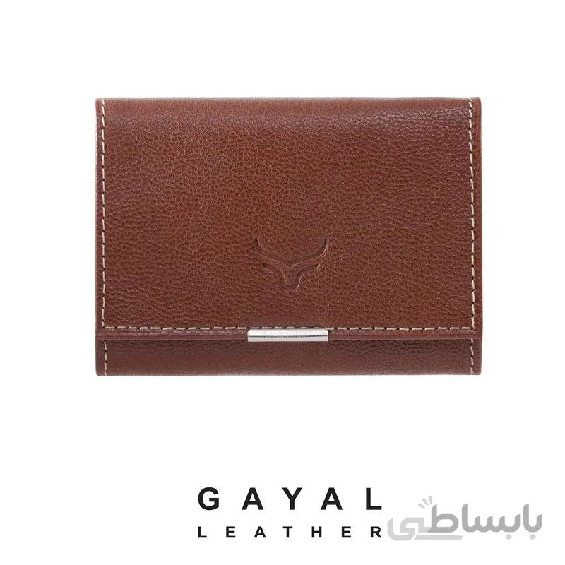 مینی کیف زنانه چرم گَیال WM قهوای روشن