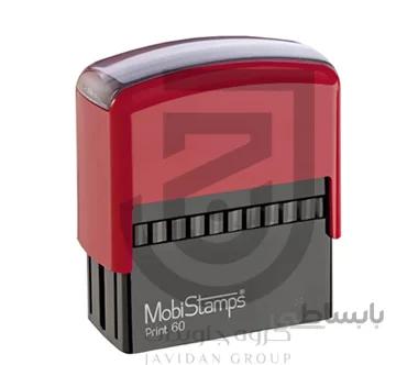 مهر ژلاتینی مستطیل Mobi 60