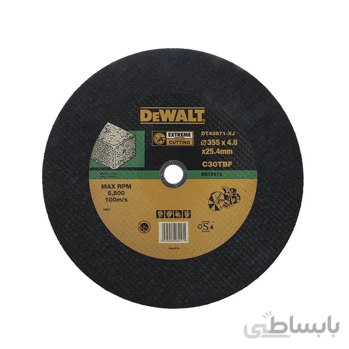 صفحه برش بتن دیوالت 10 عددی مدل DT43871-XJ