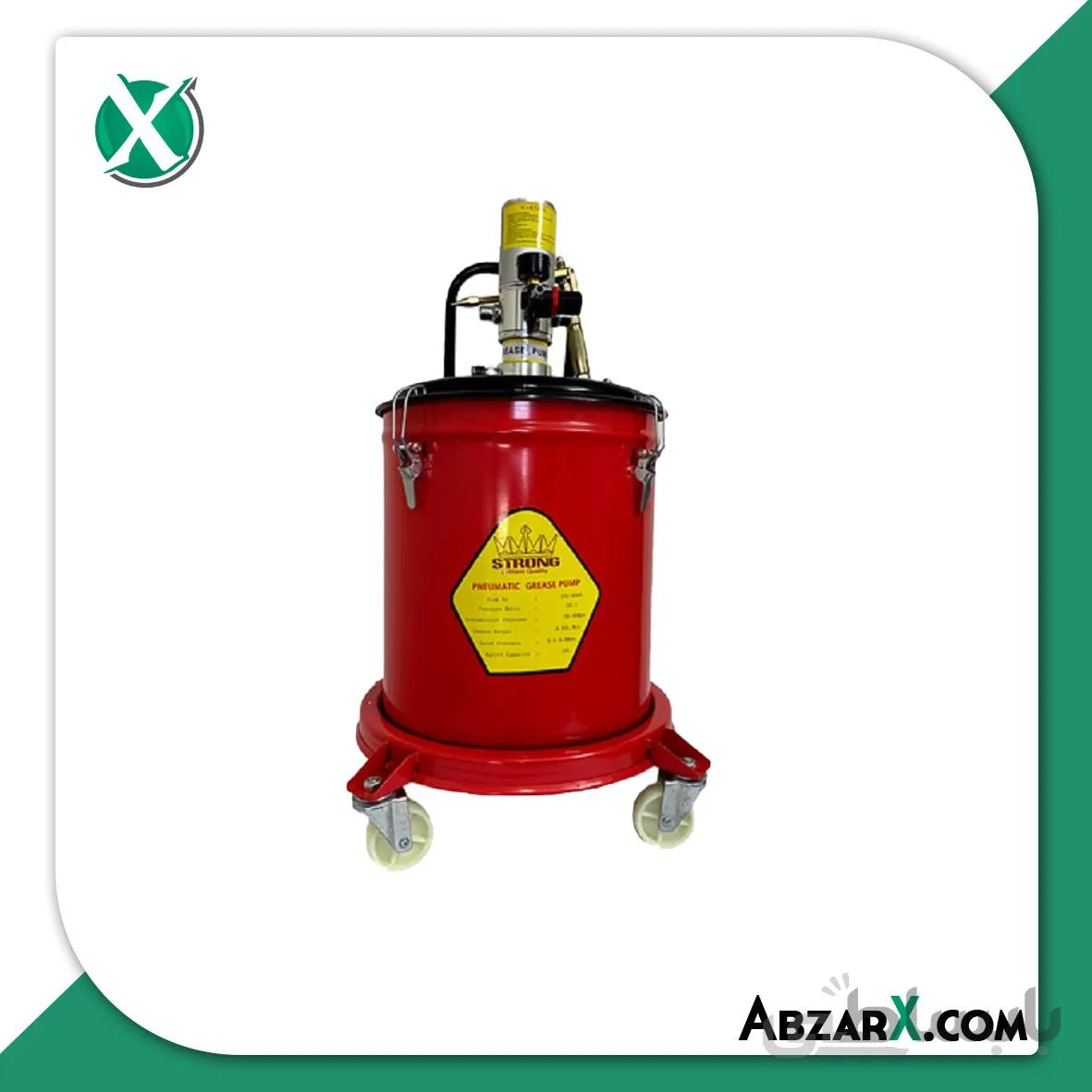 گریس پمپ سطلی بادی استرانگ 35 لیتری مدل STG-35L