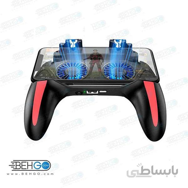 دسته بازی PubG مدل H10 مناسب گوشی موبایل دسته پابجی فن دار اصلی (با ارسال رایگان) ا H10 Controller For PUBG and Call of Duty