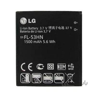 باتری موبایل مدل 53HN ظرفیت 1500 میلی آمپر ساعت مناسب برای optimus 2x ا LG 53HN 1500mAh Mobile Phone Battery For Optimus 2x