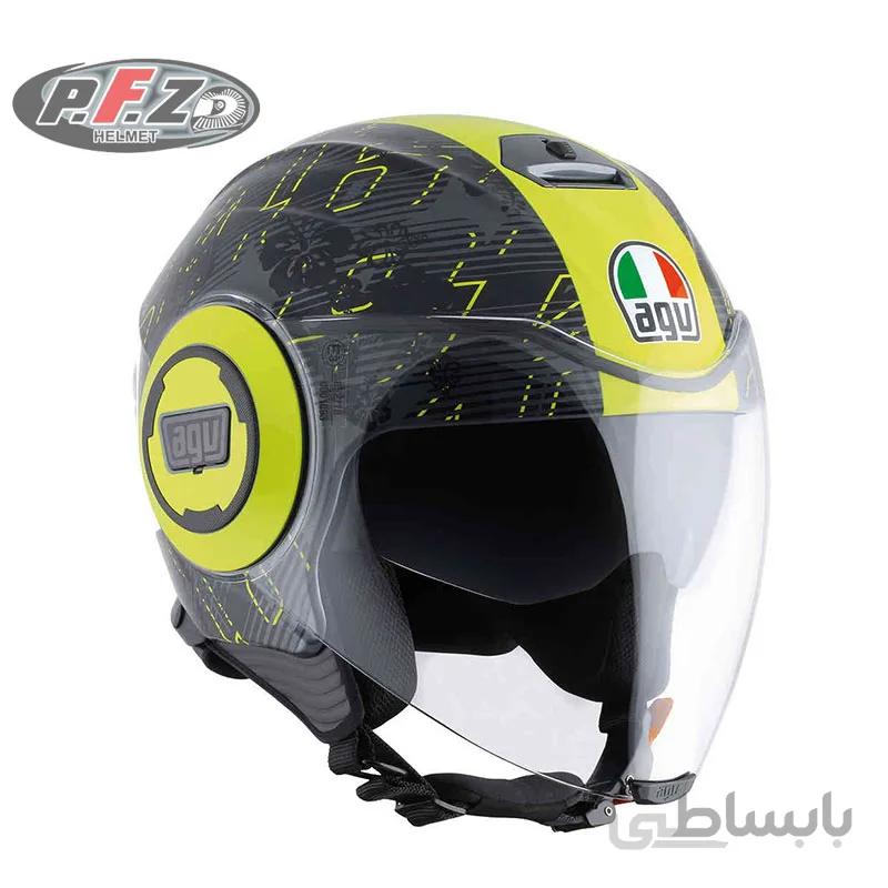 کلاه کاسکت بدون فک agv مدل fluid