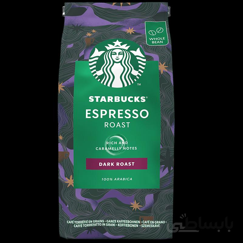 دانه قهوه استارباکس مدل اسپرسو روست - ۲۰۰ گرمی ا Starbucks Espresso Roast Coffee Beans - 200g