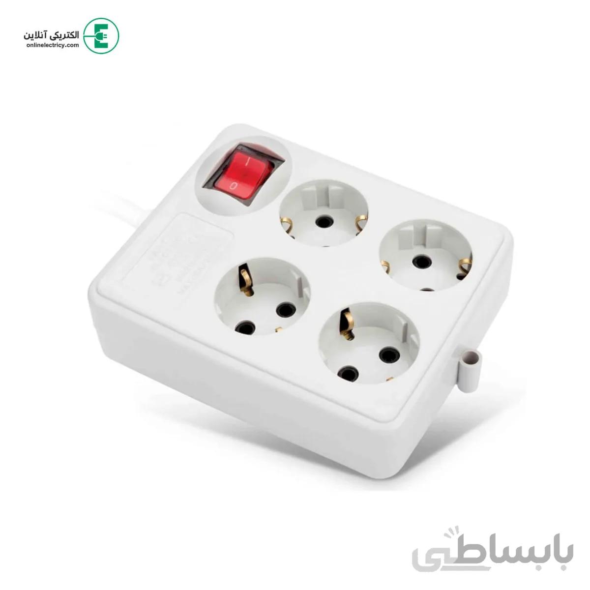 4 راهی با کلید و کابل 3 متری ارتدار پارت الکتریک