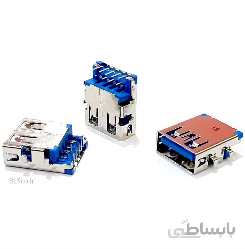 جک USB3 لپ تاپ کد 535 ا USB 3.0 Port Jack Socket