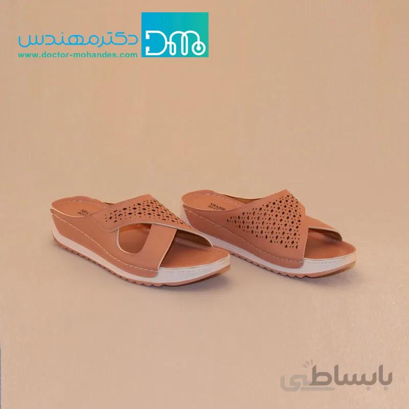 صندل طبی زنانه مدل 1027 رنگ گلبهی