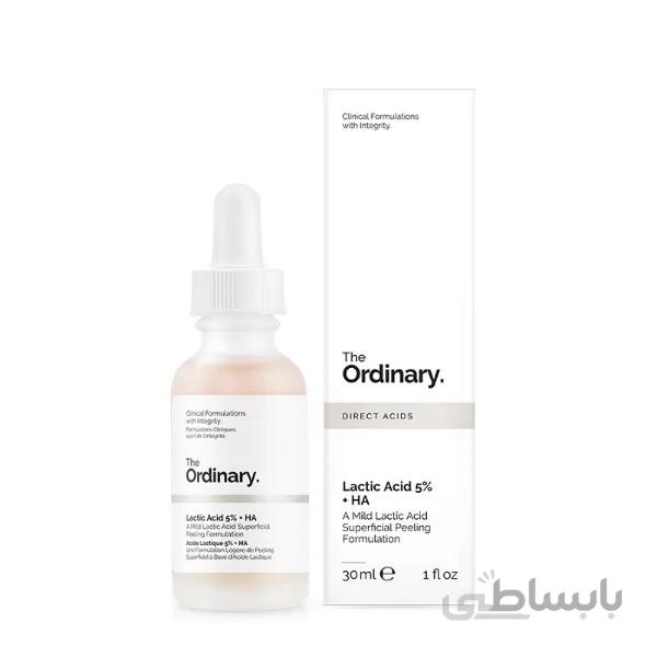 سرم لایه بردار لاکتیک اسید 5% اوردینری حجم 30 میلی لیتر ا Lactic acid exfoliating serum
