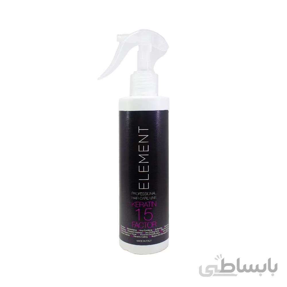 اسپری مو المنت مدل ۱۵ کاره حاوی کراتین، حجم ۲۲۰ میل