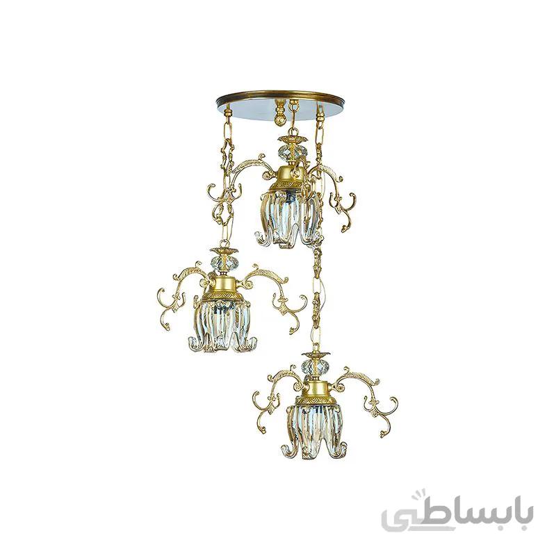 چراغ آویز 3 شعله چشمه نور مدل C2790/3HA