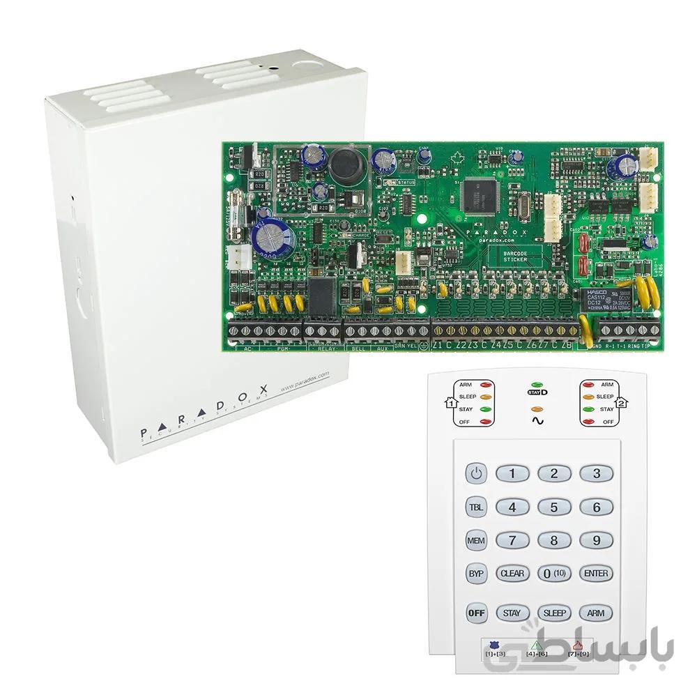 کنترل پنل SP6000 به همراه کی پد K10 پارادوکس + جعبه فلزی
