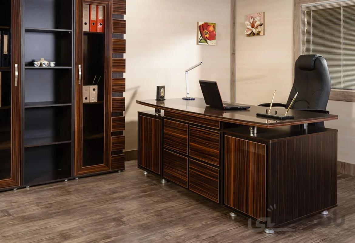 میز اداری مدیریت M805 - ایرانیان چوب