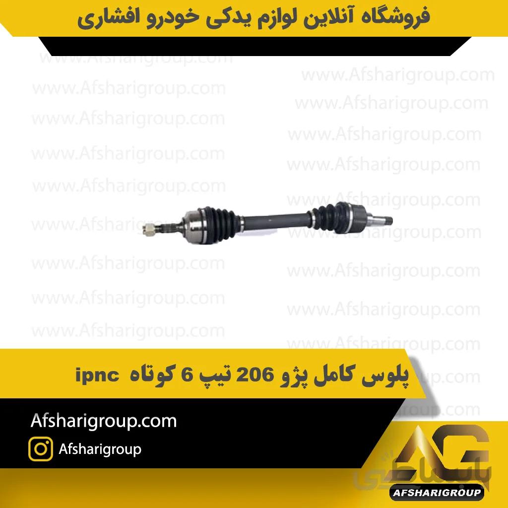 پلوس کامل پژو 206 تیپ 6 کوتاه