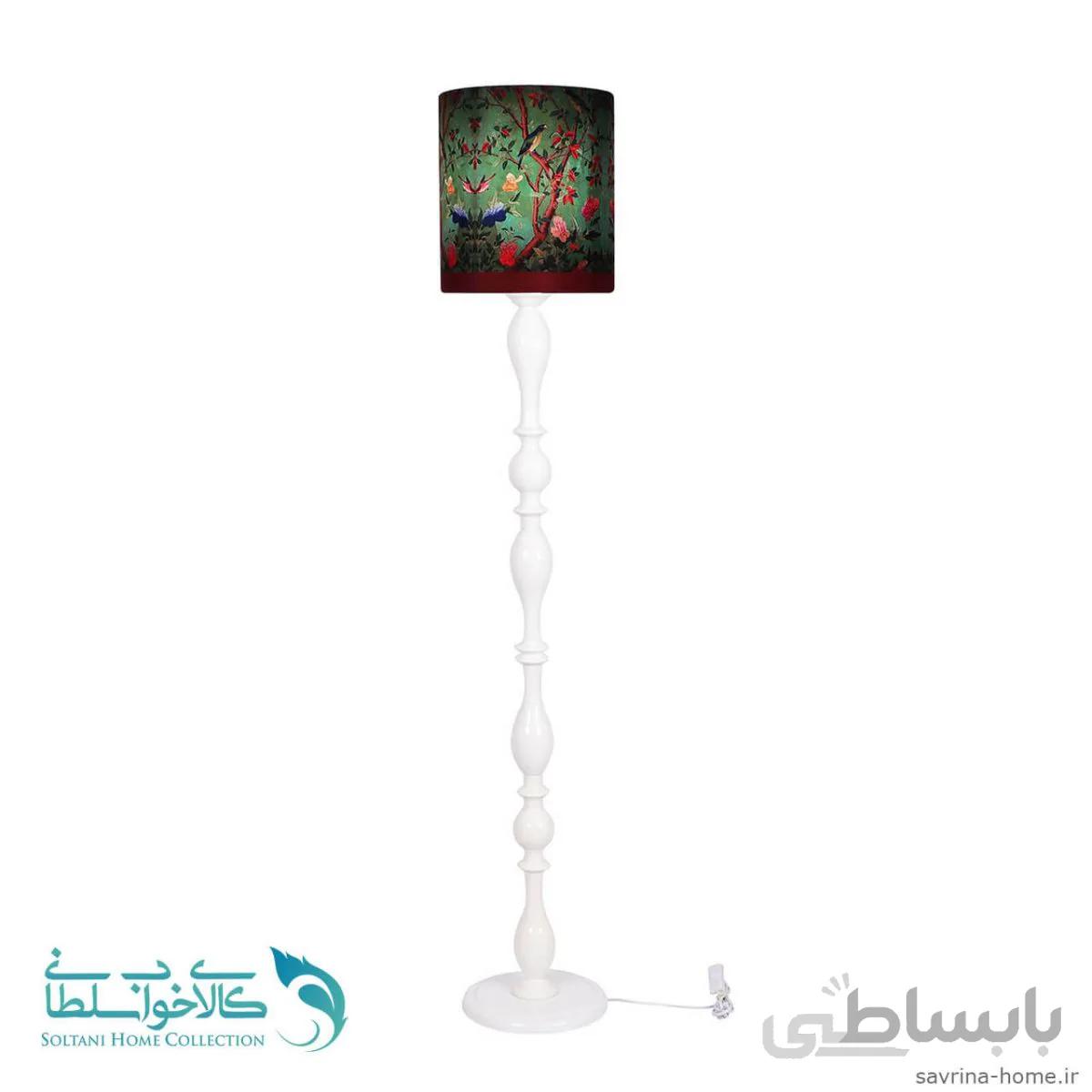 آباژور ایستاده مدل فوبوس پایه سفید طرح پرنده کد1027