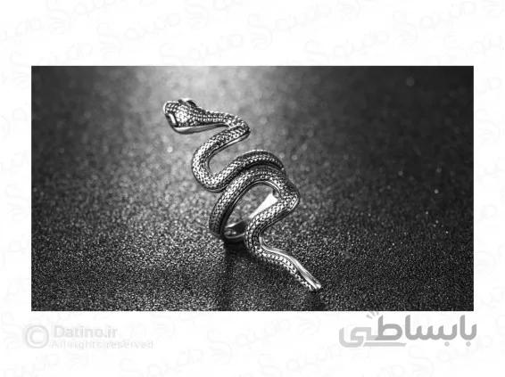 انگشتر طرح مار کبری 13829