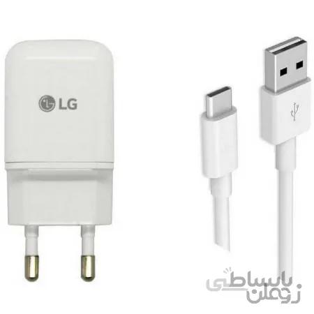 شارژر اصلی ال جی همراه کابل LG Travel Charger Adapter MCS-N04WD Type C